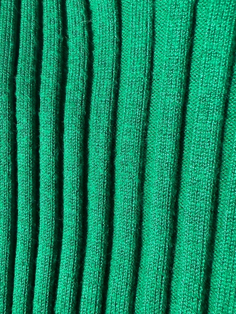 Freshman19 Green Ribbed Top - Picture 3 of 7
